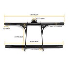 Black Steel Front   Mid Rear Crash Cage Highway Bar For Harley Sportster Xl 04 