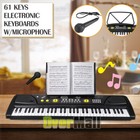 61 Key Electric Digital Piano Musical Beginner Electronic Keyboard Instrument Us