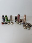 Vintage Richardson Silk Co  Thread Buttonhole Twist D Lot Of 44 Wooden Spools