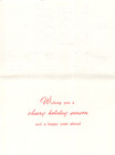 Vintage Christmas Card  Santa s Toy Shop  Angel  Toys  Bells  Rust Craft  Unused