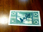 1969-1970 United States 5 Cents Series 681 Mpc Banknote Xf
