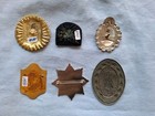 Argentina Police Set 6 Badges Plaque Distintive 