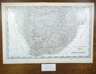 Vintage 1901 South Africa Topo Map 22 x14    Old Antique Original Cape Town