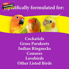 Premium Cockatiel Mix Bird Food Seeds  With Probiotics  9 Lb  Bag