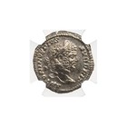 Rare Roman Silver Denarius Of Caracalla  ad 198-217  - Ngc Xf - Collectible Coin
