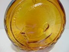 Wheaton Martin Luther King Jr  Amber Carnival Glass Decanter