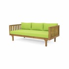 Bordeaux Outdoor 3 Seater Acacia Wood Daybed