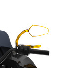 Gold Motorcycle Rear View Mirrors For Harley Touring Road King Road Glide Flhx