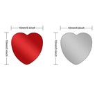 1 Ounce Red Silver Heart Confetti Metallic Valentine Wedding Party Table Decor