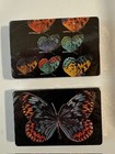 Vintage Gold Black Butterfly Playing Cards Double Deck Cards Sealed Free Ship Us