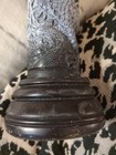 Hand Carved Asian Water Buffalo 16 Inch Horn Had Carved Asian Design