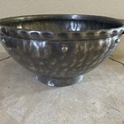 Vintage Mcm Pewter Norway Bowl Handmade Scandinavian Viking Helmet