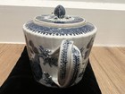 Rare Chinese Export Qing Dynasty Blue And White Teapot Import Provenance 18c