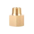 Brass Pipe Fitting3 8 Inch Npt Male To 1 2 Inch Npt Female Brass Pipe Hose Tube