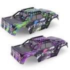 Brushless Rc Cars Spare Parts  1 18 Car Body Shell 2pcs Green And Purple Appl   