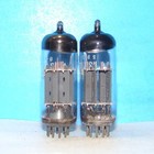 12fq7 Matsushita Radio Audio Amplifier Vintage Vacuum Tubes Valves Tested Japan