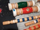 Made In Italy Parts For Croquet Set  Wooden Croquet Mallet Balls Stakes Wickets