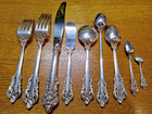 9-piece Grande Baroque By Wallace Silver Sterling Silverware
