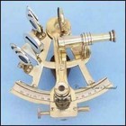 Nautical Kelvin   Hughes Vintage Brass Sextant Marine Maritime Navigational Gift