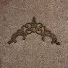 Vintage Rustic Cast Iron Window Door Topper  Architectural Decorative Metal Art