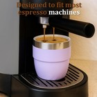 4 Oz Espresso coffee Cups  Ceramic-lined Double Wall Vacuum Insulated 18 8 St   