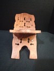 Vintage Hand Carved Wooden Cookbook bible book Holder Display Stand India