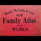  antique And Rare  1914 Rand Mcnally   Co  s New Family Atlas Of The World Book 