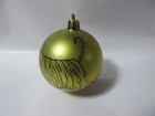 New Handpainted Afghan Hound Unbreakable Gold Christmas Ornament 2 1 2 