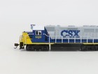 N Scale Bachmann 24022 Csx  freight Master  Gp40 Diesel Freight Train Set