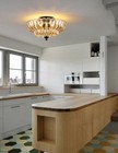 Semi Flush Mount Ceiling Light  Amber Glass 11 8 Inch Amber Glass Ceiling Light