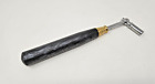 Piano Fixed Tuning Lever W  Nylon Marbled Ebony Handle- Removeable Tuning Head
