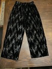 Zara Velvet Sequins Black Girls Youth Pants 13-14