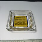 Vintage Glass Banking Savings Co Ashtray Farmers Bank Of The State Of Delaware