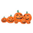 7ft Long Halloween Inflatable Pumpkin Decorations Halloween Inflatable Decor