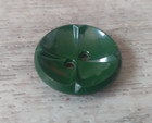 Vintage Forest Green Buttons Two Hole Button