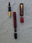 Parker Duofold Centennial Burgundy Marble Barrel Cap Clip Feed Section Fp Parts