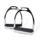 4 75  Horse Riding English Safety Stirrups Irons Polish Gloss Finish Stainless