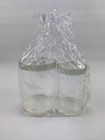 Vintage Clear Acrylic Lucite Dresser Vanity Set Q Tip Cotton Ball Holder