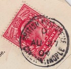 British Po Levant Constantinople Turkey Grand Bazar Postcard To England 1904