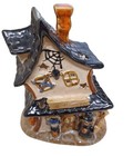 Ceramic Halloween Tealite Tea Light Haunted House  