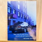 1998 Buick Park Avenue Black Sedan City Apartment Vintage Print Ad Car Advert