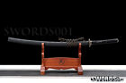 Japanese Samurai Sword Damascus Folded Steel Red Blade Sharp 40   Dragon Katana