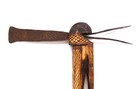 Antique  eritrean Axe Ceremonial Tomahawk 23  Handmade Carved