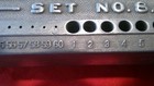 Vintage The Standard Tool Co  No 8 Index 1-60 Cast Drill Bit Stand Holder 1-60