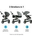 Graco Modes Pramette Stroller  3 In 1 Car Seat Carrier To Stroller  Redmond