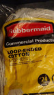 New Rubbermaid Commercial Loop Ended Cotton Mop Refill  24 Large - Usa