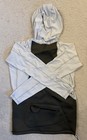 Hurley Coast Guard Hooded Wet Suit Surf Top Drk Green Tan Kai Lenny X Men Sz Xl