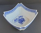 Vintage Chinese Blue   White Porcelain China - Planter   Fruit Bowl Home Decor