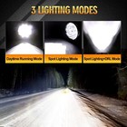 Auxbeam Pair 9  Inch 150w Led Work Lights Drl Spot Beam Offroad Driving Fog Lamp