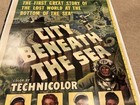 City Beneath The Sea Movie Poster 27x40 Robert Ryan Mala Powers Deep Sea Diving 